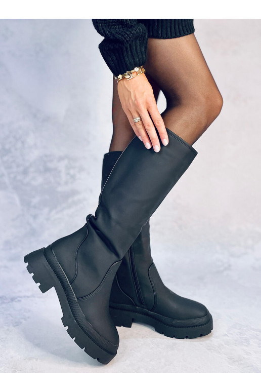 ilgaauliai batai  PIONTER BLACK ilgaauliai batai  PIONTER BLACK