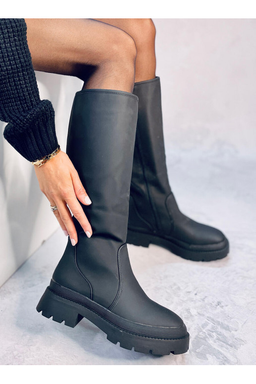 ilgaauliai batai  PIONTER BLACK ilgaauliai batai  PIONTER BLACK