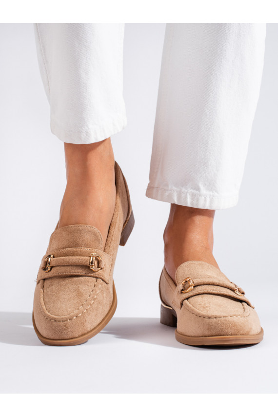 iš zomšos lords modelio batai  smėlio spalvos Shelovet