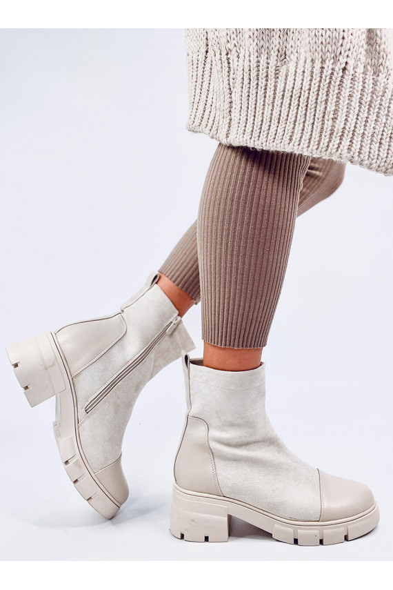 Aulinukai su plačiu kulnu OLSON BEIGE