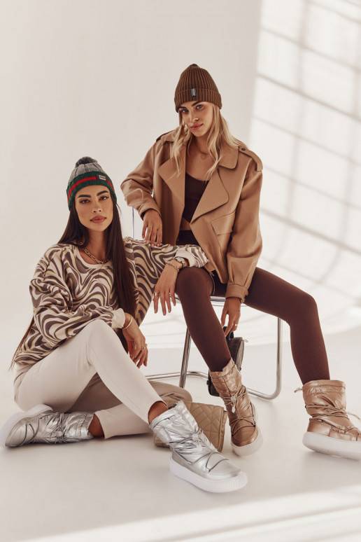   pašiltinti sniego batai Big Star KK274194 smėlio spalvos