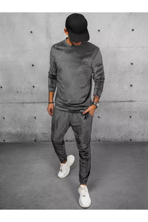 Vyriškas pilkos spalvos veliūrinis...