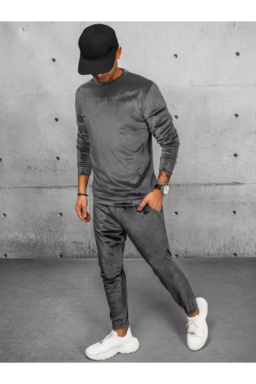 Vyriškas pilkos spalvos veliūrinis...