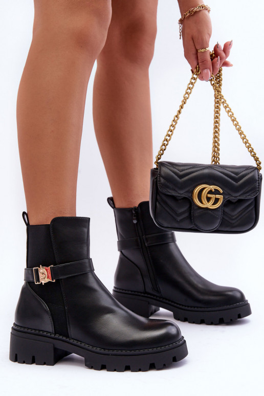   stilingi aulinukai   juodos spalvos Elspetia