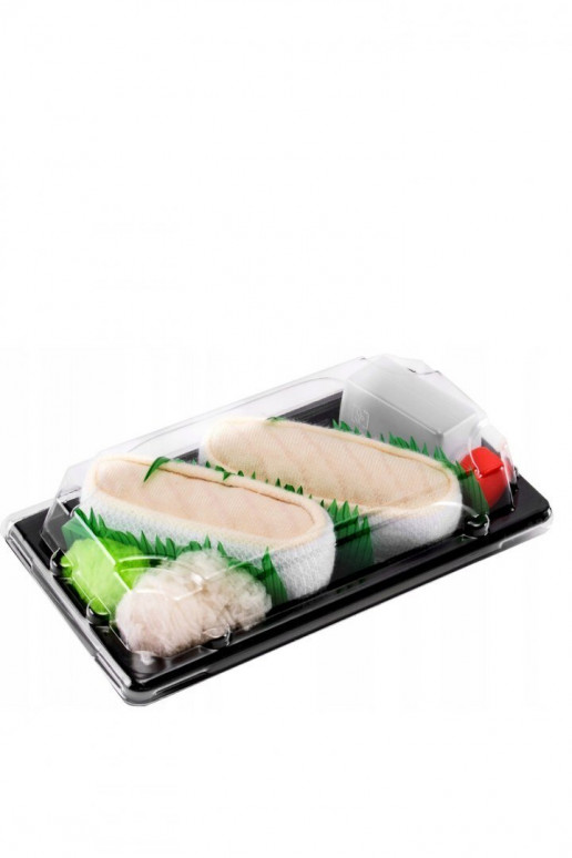 Spalvotos kojinės dėžutėje Sushi 1pora 