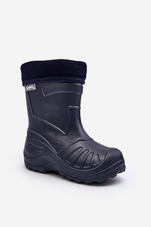 Guminiai batai Vaikiški pašiltinti Befado 162X103 tamsiai mėlynos spalvos
