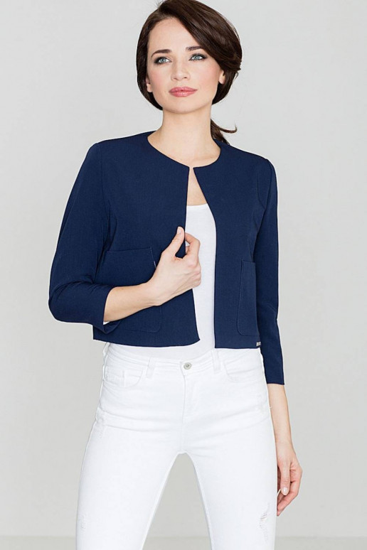 Švarkas tamsiai mėlynos spalvos Lenitif