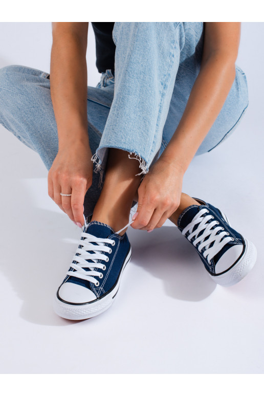 Klasikinio modelio mėlynos spalvos batai