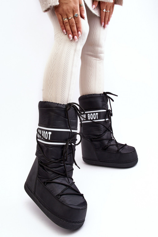    sniego batai juodos spalvos Venila