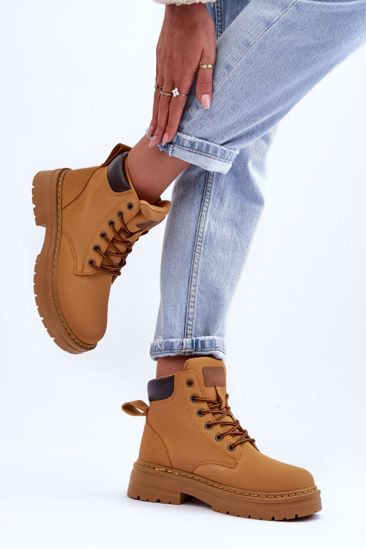   batai Aulinukai pašiltinti rudos spalvos Corbin