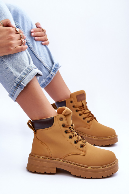   batai Aulinukai pašiltinti rudos spalvos Corbin