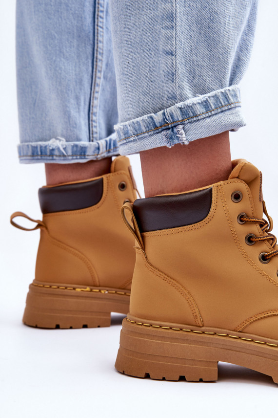   batai Aulinukai pašiltinti rudos spalvos Corbin