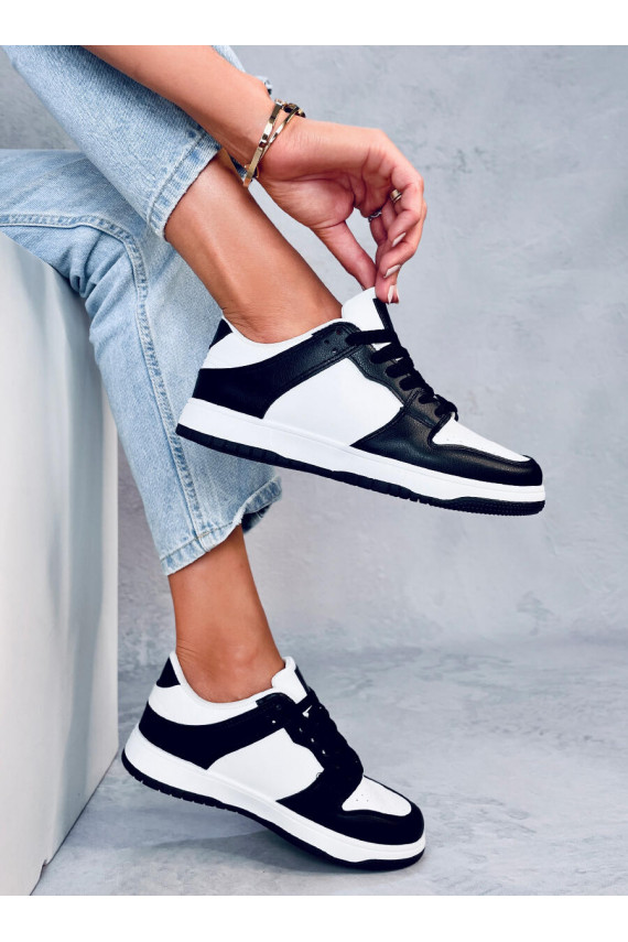 Sneakers modelio batai dwuįvairių spalvų BALLOU BLACK