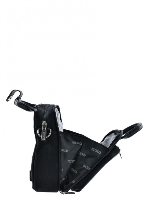 Odinė rankinė Kuprinė du viename Big Star LL574049 juoda