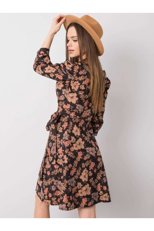 Gėlių rašto suknelė su dirželiu  Eloise