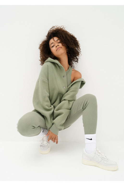 Raven - žalios spalvos Oversize džemperis