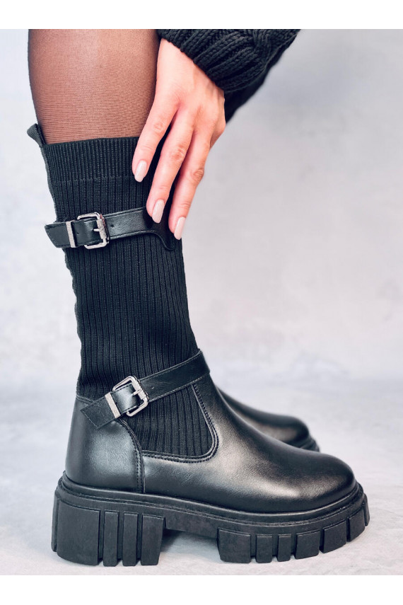 ilgaauliai batai  RHEA BLACK