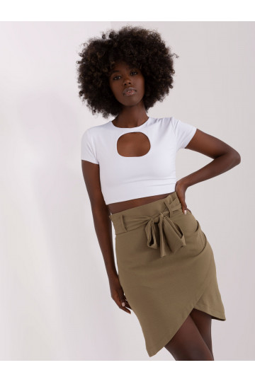 Trumpas sijonas su dirželiu 2