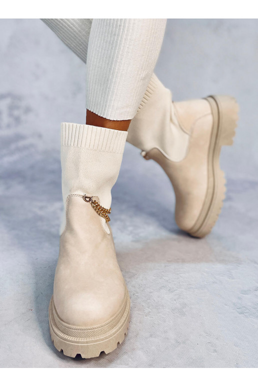 Batai su elastinga viršutine dalimi JESSE BEIGE Batai su elastinga viršutine dalimi JESSE BEIGE