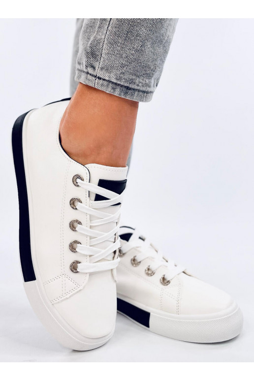 Moteriški batai ROUNDS WHITE/BLACK