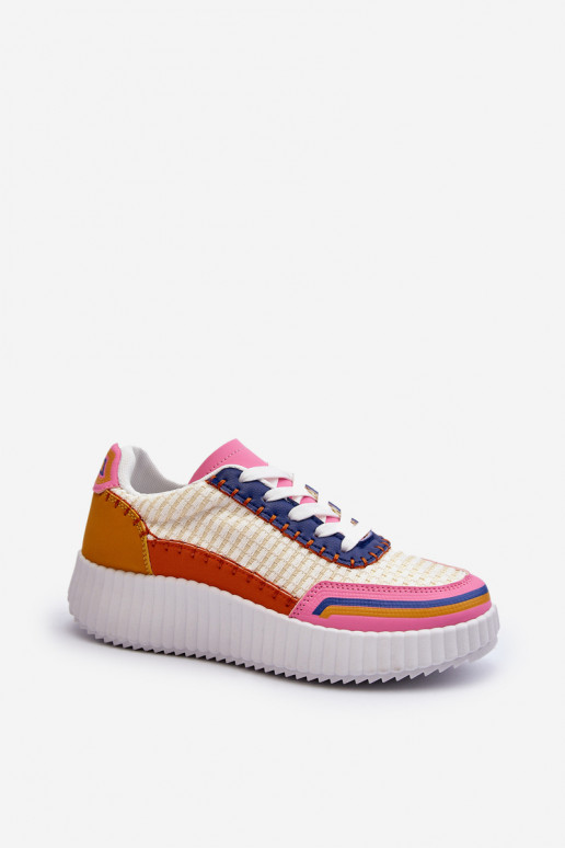 Sneakers modelio batai   su platforma įvairių spalvų Redala