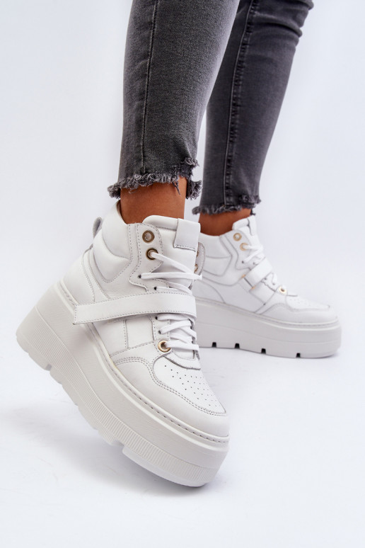 Zazoo 3450   Sneakers modelio batai   baltos spalvos