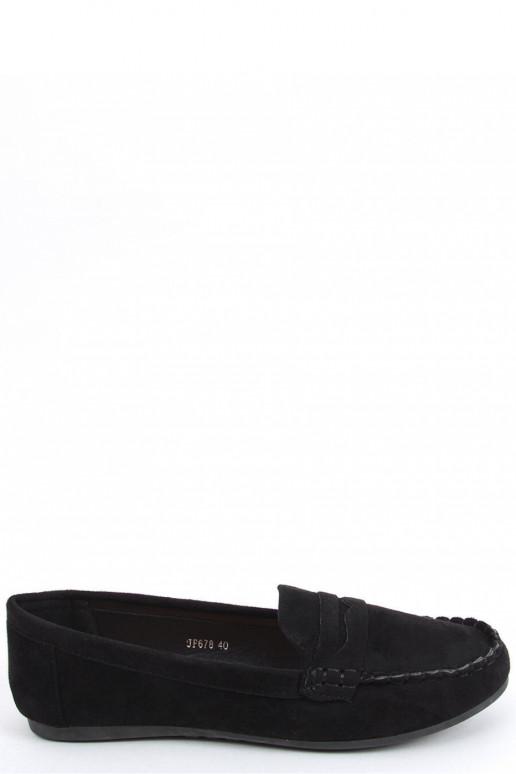 Juodos spalvos mokasinai iš Inello