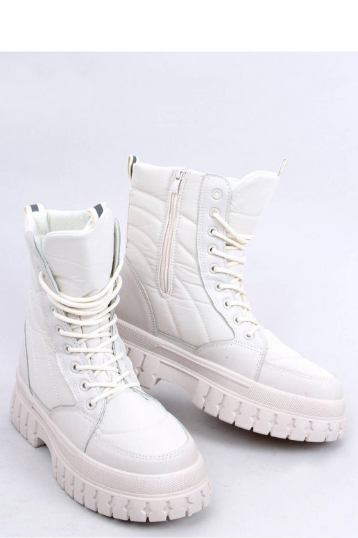 Baltos spalvos sniego batai Inello