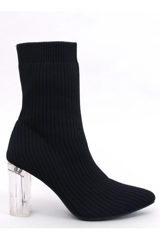 Stilingi aulinukai su permatomu kulnu DESTANI BLACK