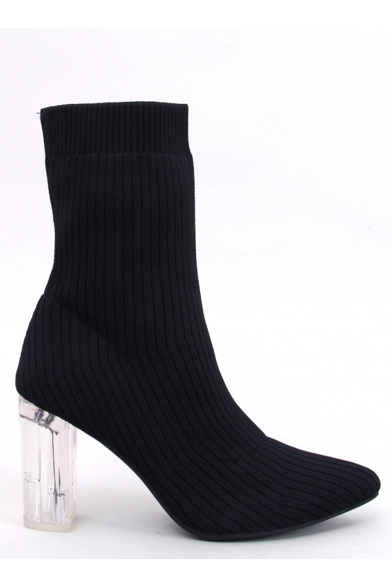 Stilingi aulinukai su permatomu kulnu DESTANI BLACK