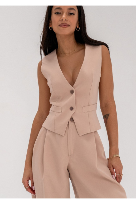 Mocca - Beige vest