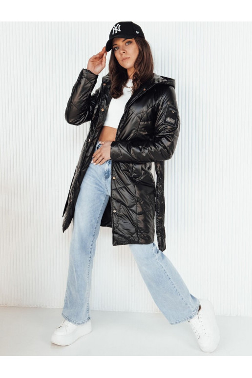 Juodos spalvos moteriškas žieminis...