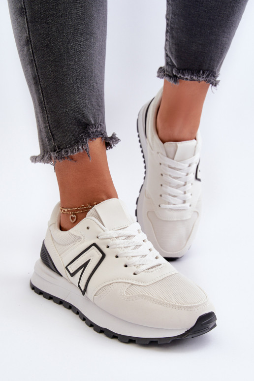   Sneakers modelio batai sportiniai bateliai baltos spalvos Daisee