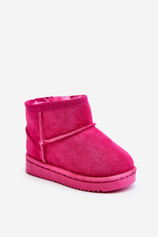 Šilti vaikiški žieminiai batai rožinės spalvos Gooby