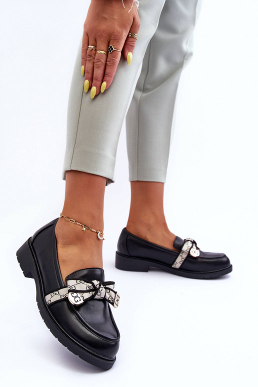     batai Mokasinai juodos spalvos S.Barski HY330