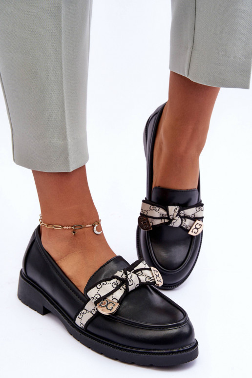     batai Mokasinai juodos spalvos S.Barski HY330