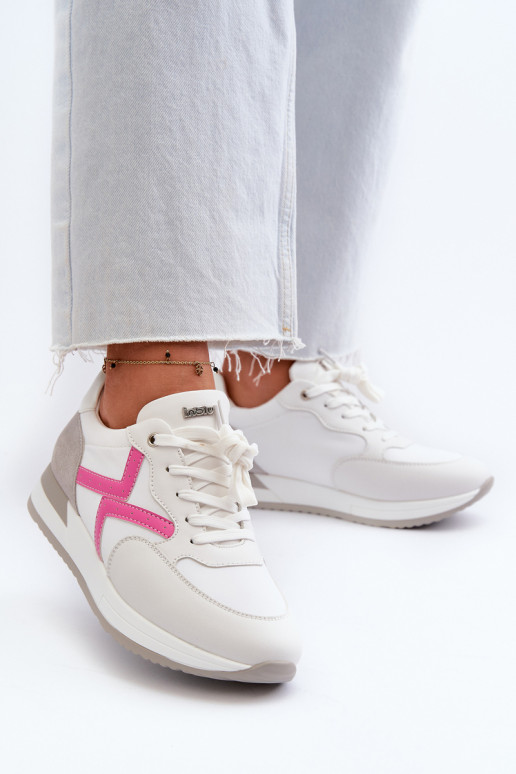 Sneakers modelio batai   su platforma INBLU IN000362 baltos spalvos