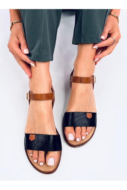 Moteriški sandalai/basutės ALMERA BLACK