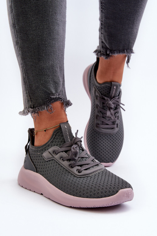 sportiniai bateliai Sneakers modelio batai   4F 4FRSS24FLOWF055 pilkos spalvos