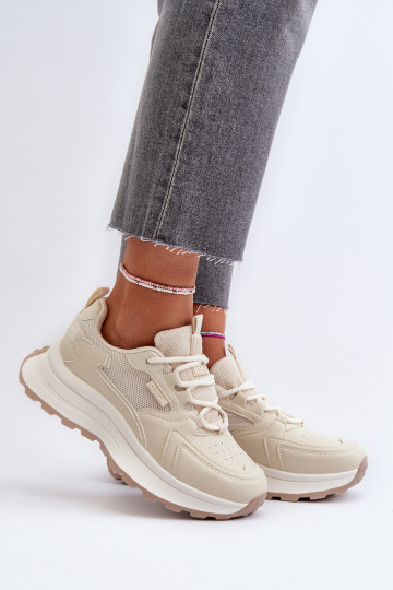 Sneakers modelio batai   HI-POLY SYSTEM Big Star NN274A105 smėlio spalvos 2
