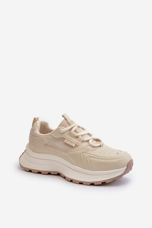 Sneakers modelio batai smėlio spalvos Big Star