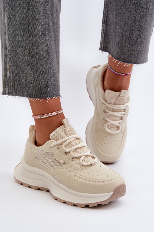 Sneakers modelio batai   HI-POLY SYSTEM Big Star NN274A105 smėlio spalvos