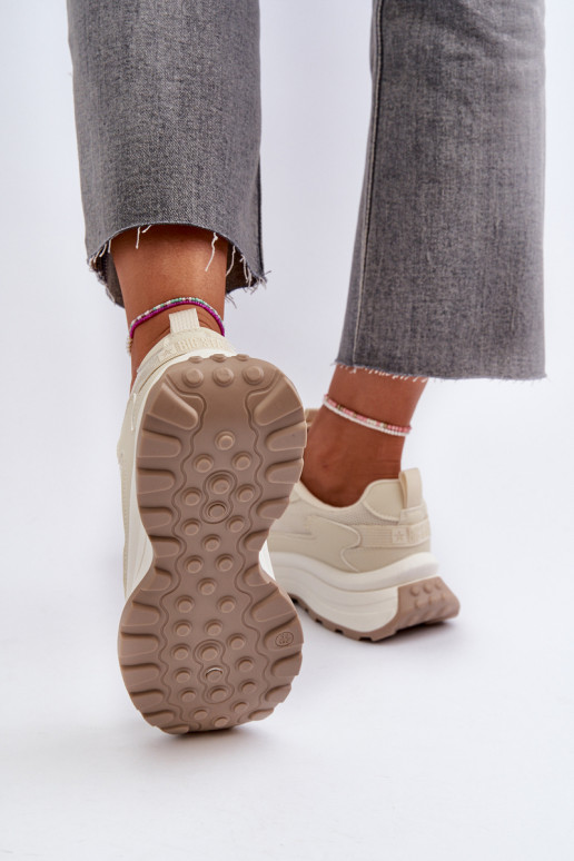 Sneakers modelio batai smėlio spalvos Big Star