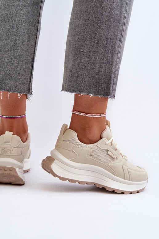Sneakers modelio batai   HI-POLY SYSTEM Big Star NN274A105 smėlio spalvos