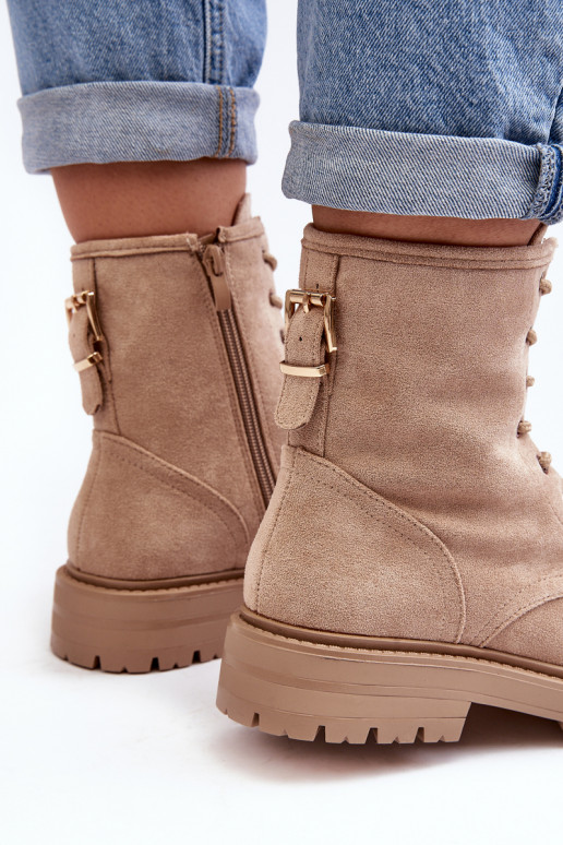   aulinukai su užtrauktukais dramblio kaulo spalvos Ninsuni