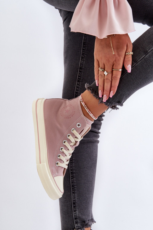 Laisvalaikio bateliai  Big Star NN274277 rožinės spalvos Laisvalaikio bateliai  Big Star NN274277 rožinės spalvos