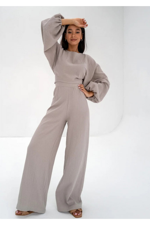 Alines - sviesiai rudos spalvos kelnės Alines - sviesiai rudos spalvos kelnės