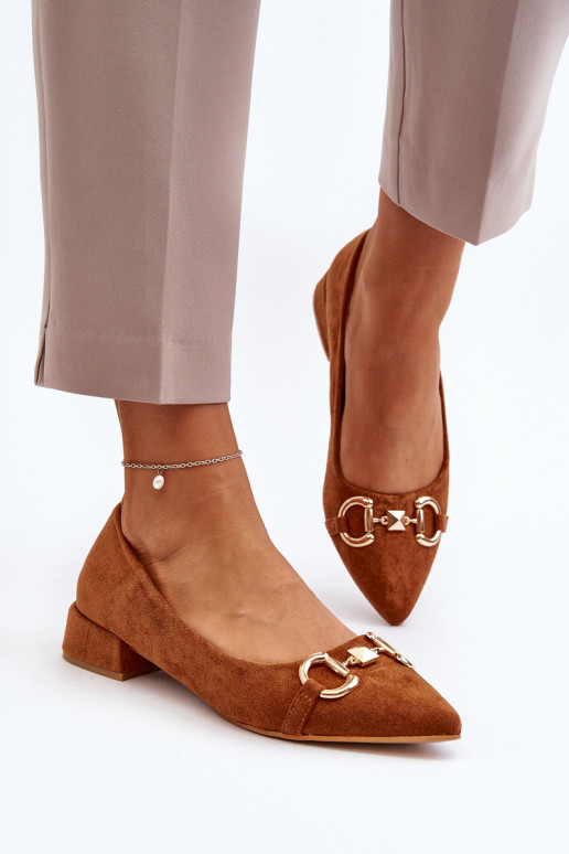 Bateliai Camel Ethere Suede