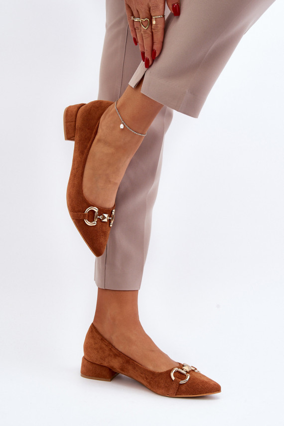 Bateliai Camel Ethere Suede