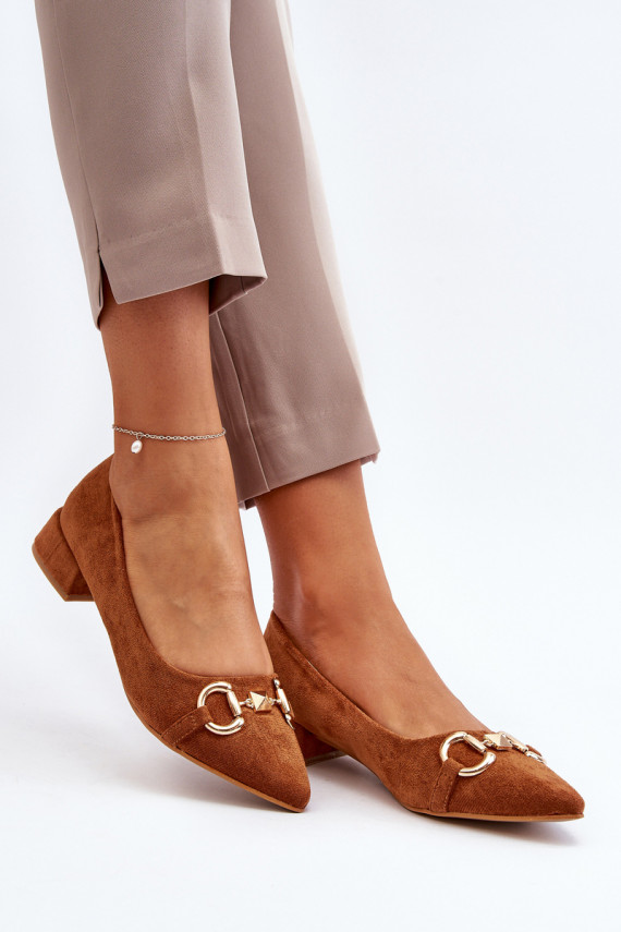Bateliai Camel Ethere Suede